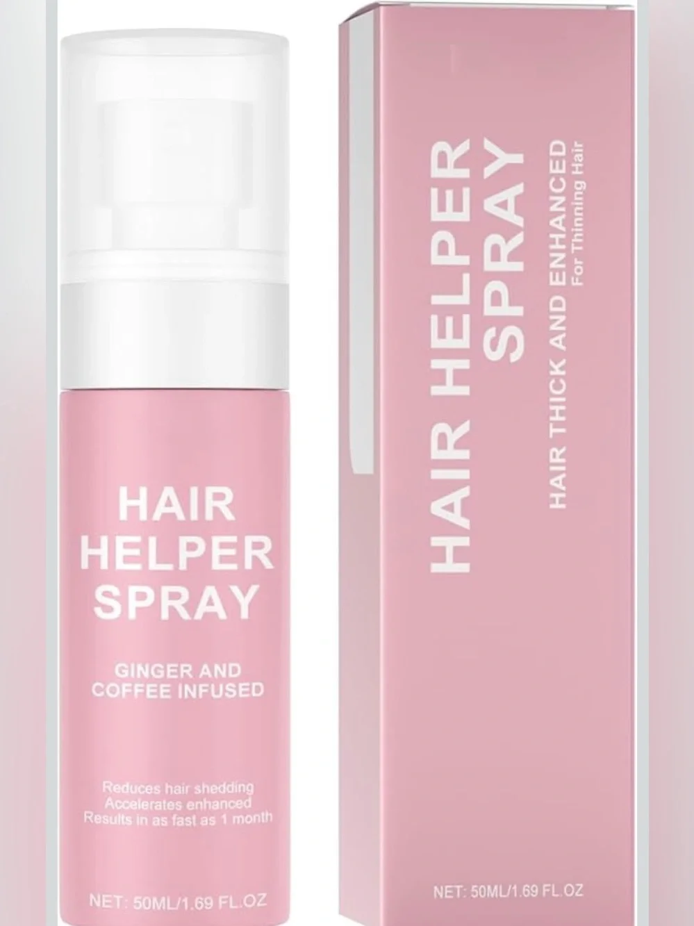 NWT Hair Helper Spray - Ginger & Coffee Infused Hair Booster 50ML